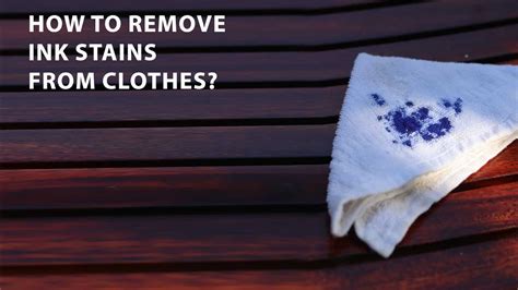 Will WD-40 remove ink from clothes?