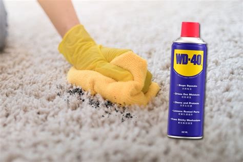 Will WD-40 remove printer ink from carpet?