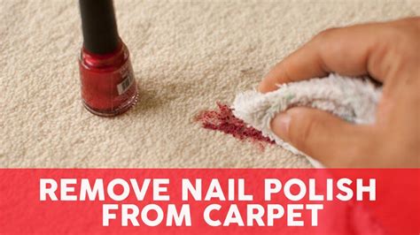 Will WD40 get nail polish out of carpet?