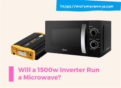 Will a 1500W inverter run a toaster?