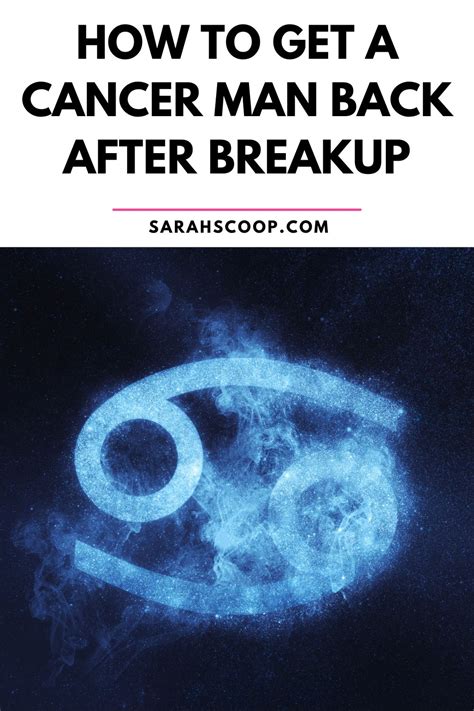 Will a Cancer man break up with you?