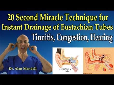 Will a blocked eustachian tube clear itself?