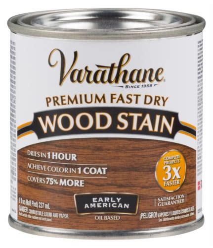 Will a hair dryer dry wood stain?