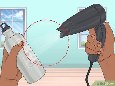 Will a hair dryer loosen glue?
