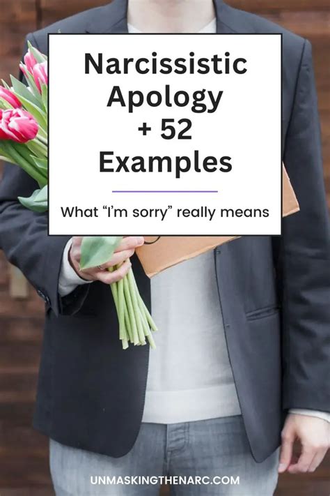 Will a narcissist ever apologize?