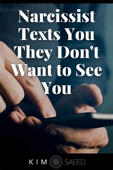 Will a narcissist text you first?