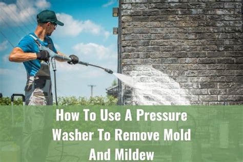 Will a pressure washer remove mold?