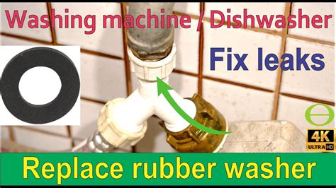 Will a rubber washer stop a leak?