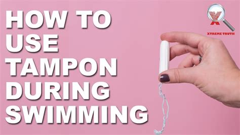 Will a tampon hold blood while swimming?