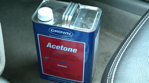 Will acetone remove water from gasoline?