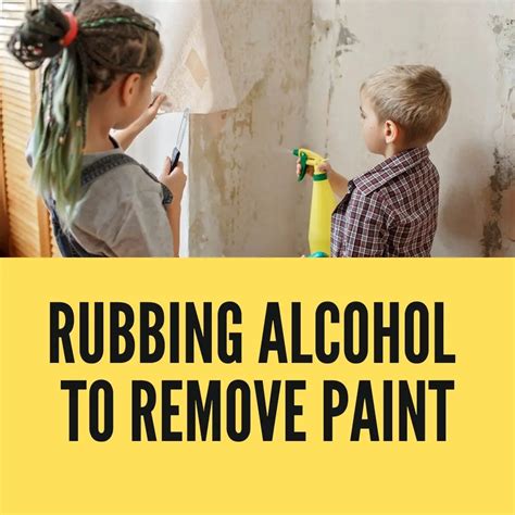 Will alcohol remove acrylic paint?