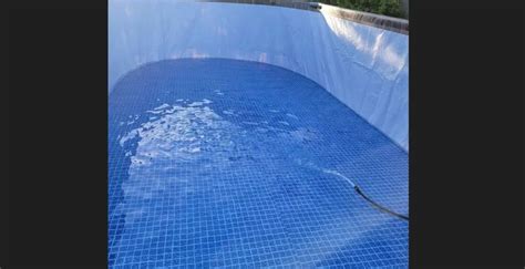 Will an empty above ground pool collapse without water?