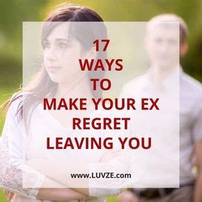 Will an ex eventually regret leaving?