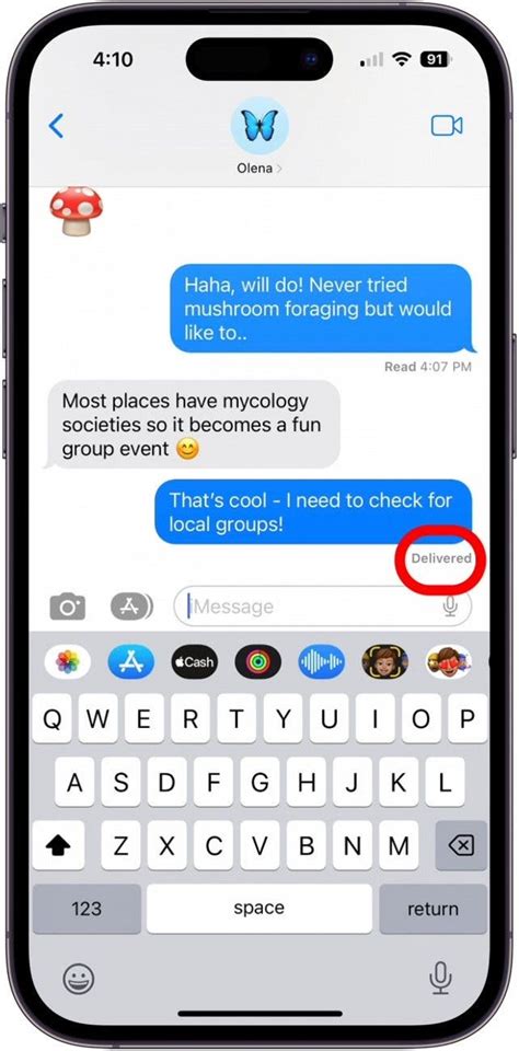 Will an iPhone text say delivered if you are blocked?