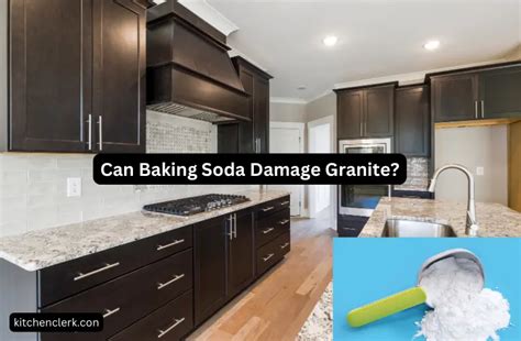 Will baking soda damage stone?