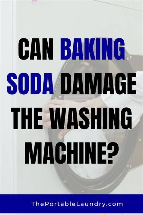 Will baking soda damage washing machine?