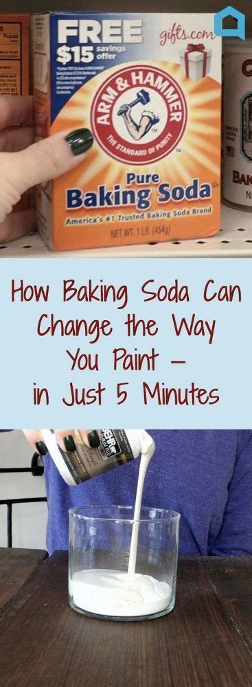 Will baking soda remove paint?