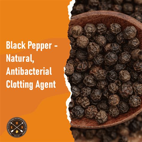 Will black pepper stop bleeding?