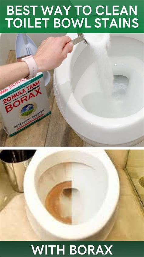 Will bleach remove brown stains from toilet bowl?