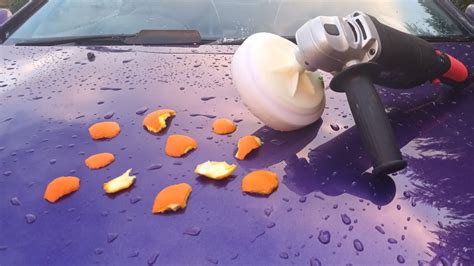 Will buffing remove orange peel?