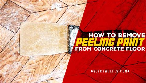 Will concrete stain peel off?