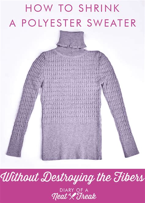 Will cotton polyester sweater shrink?