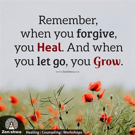 Will forgiveness heal you?