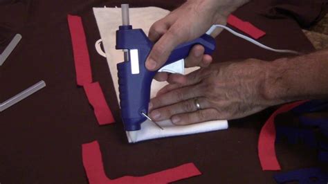 Will hot glue go through fabric?