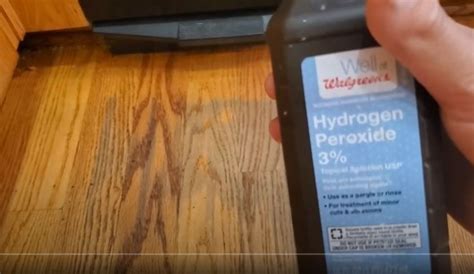 Will hydrogen peroxide remove wood stain?