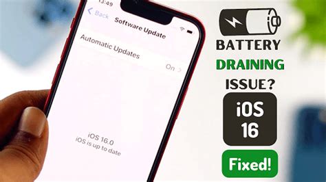 Will iOS 16.4 fix battery drain?