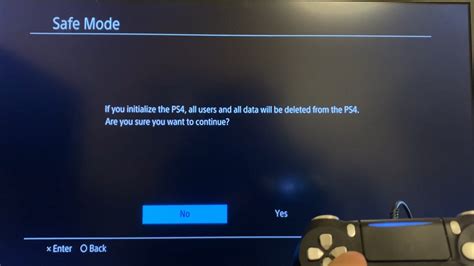 Will initializing my PS4 affect my PS5?