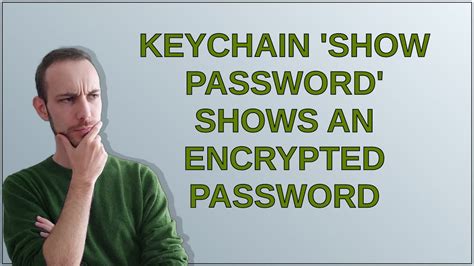 Will keychain show password?