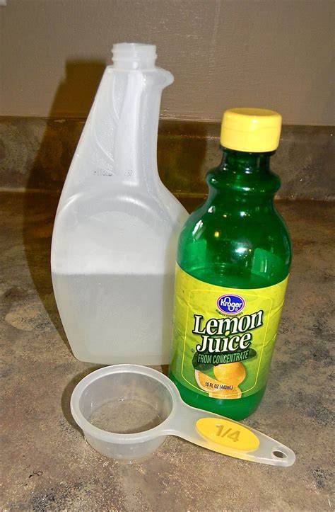 Will lemon juice remove hard water stains?