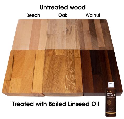 Will linseed oil darken teak?