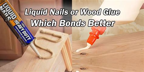 Will liquid nails glue glass to wood?