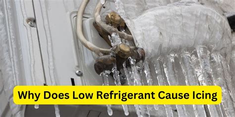 Will low refrigerant cause freezing?