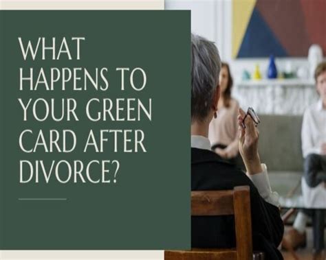 Will my husband lose his green card if I divorce him?