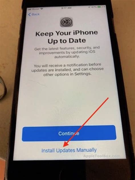 Will my iPhone update if I turn it off?