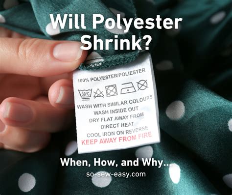 Will polyester shrink?