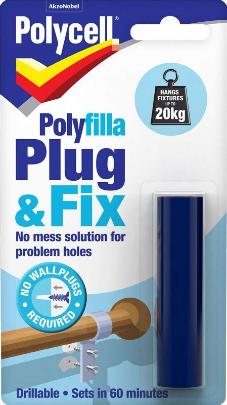 Will polyfilla hold a screw?
