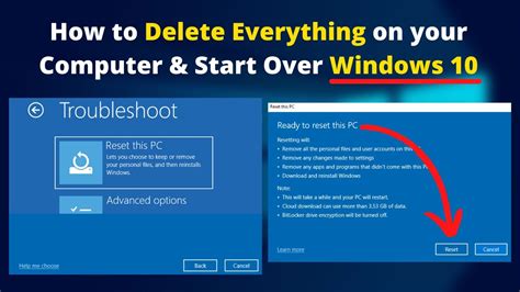 Will resetting PC delete everything?