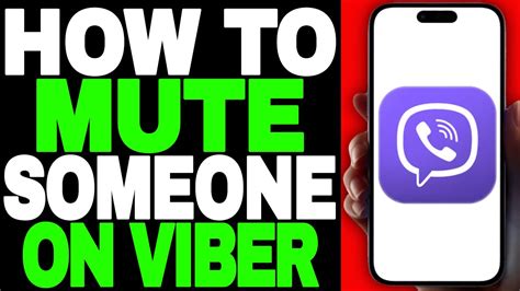 Will someone know if I mute them on Viber?
