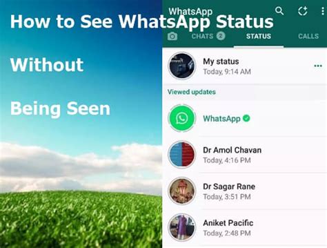 Will someone know if we see their status on WhatsApp?