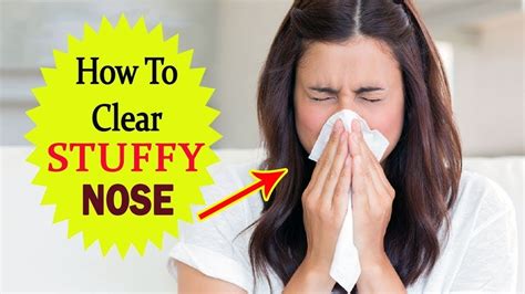 Will steam help with stuffy nose?