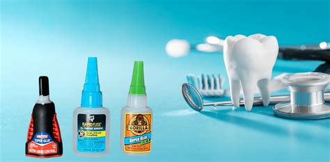 Will super glue stay on teeth?