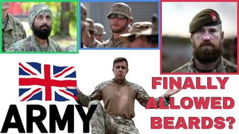 Will the British Army allow beards?