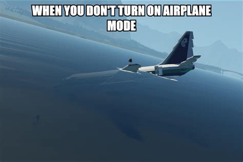 Will the plane crash if I don't turn on airplane mode?