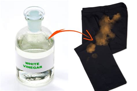 Will vinegar turn black clothes white?