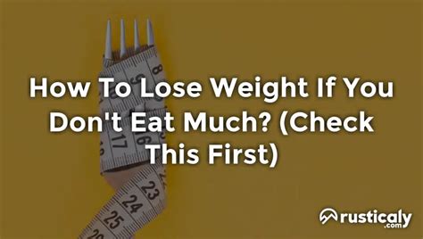 Will you lose weight if you don't eat?